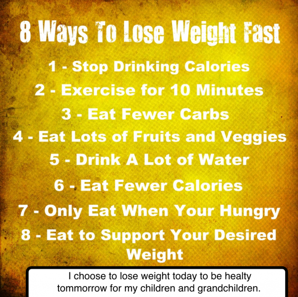 10 Ways On How To Lose Weight Fast