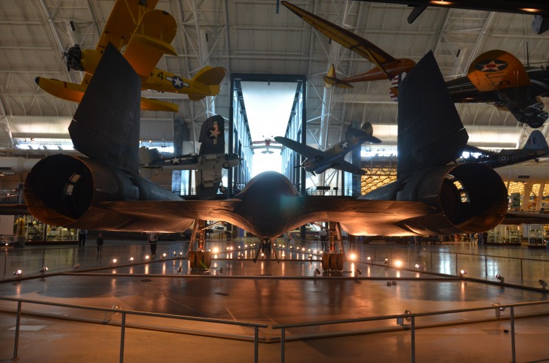 Steven F. Udvar-Hazy Center: SR-71 Blackbird (tail view)